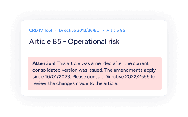 unconsolidated amendments feature