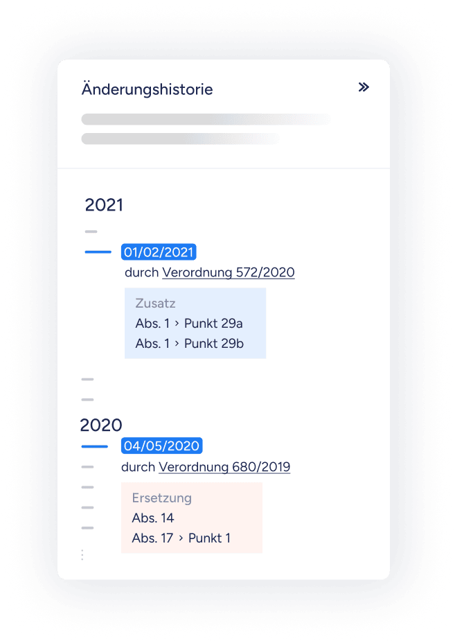 amendment history feature